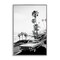 Stupell Industries Malibu Classic Black & White Black Framed Giclee Art, design by Sisi and Seb